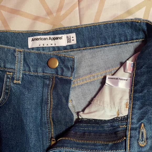 American Apparel Jeans Shorts size 24 (x-small)never worn!New cond!! - Picture 2 of 6